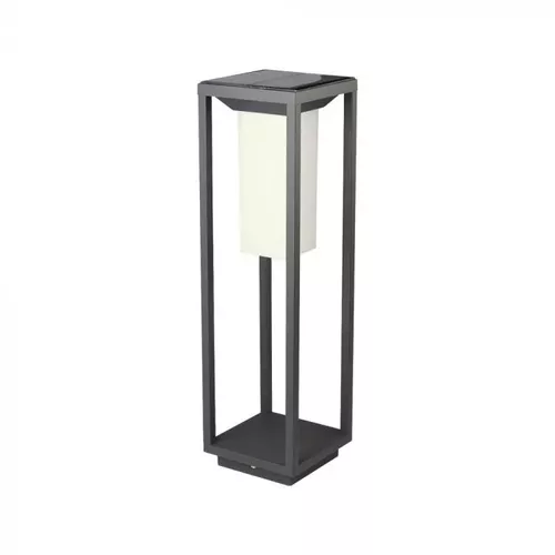 Lampă Solară țăruș 2W LED Cip SAMSUNG Gri 3000K | V-TAC