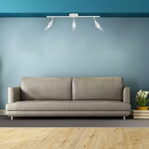Lampă de perete LED cu 3 reflectoare de 4.5W fiecare corp alb Lumină neutră | V-TAC