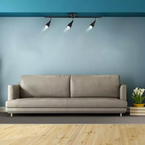 Lampă de perete LED cu 3 reflectoare de 4.5W fiecare corp negru Lumină neutră | V-TAC