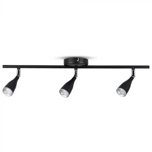 Lampă de perete LED cu 3 reflectoare de 4.5W fiecare corp negru Lumină neutră | V-TAC