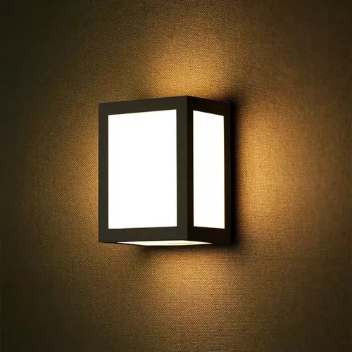 Lampă LED de perete 12W Corp Negru 3000K | V-TAC