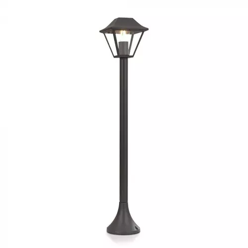 Lampă Stâlp 1 x E27 950mm IP44 Negru | V-TAC