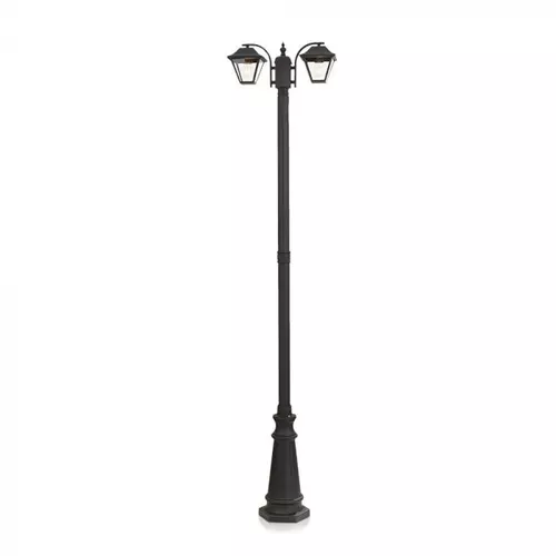 Lampă Stâlp 2 x E27 2280mm IP44 Negru | V-TAC