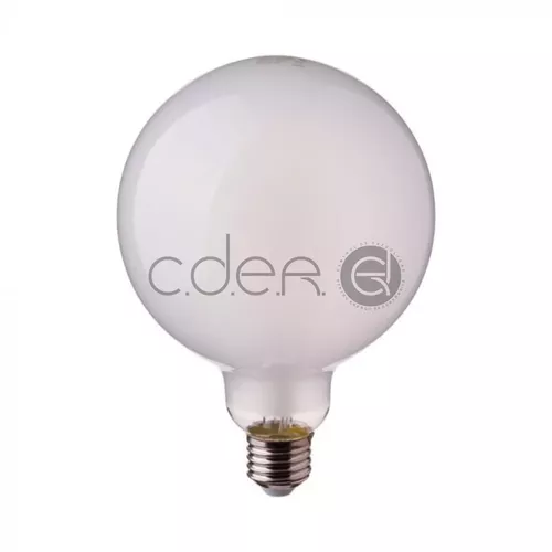 Bec LED - 7W Filament E27 G95 Mat Alb rece | V-TAC