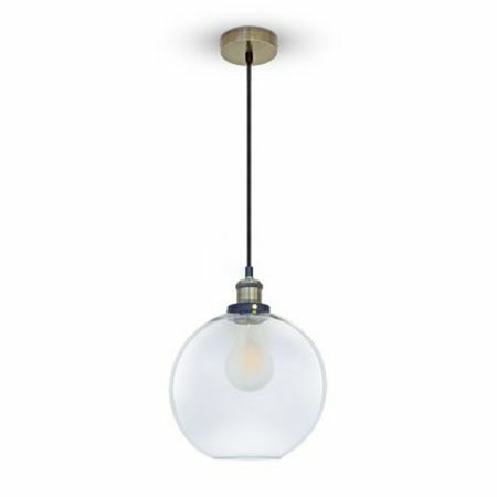 Pendul din sticlă, Vintage, Transparent, Ф250