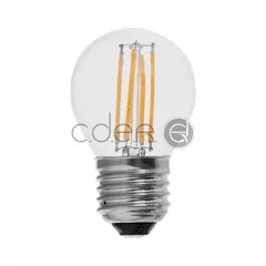 Bec LED - 4W Filament E14 G45, Alb natural | V-TAC