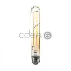 Bec LED - 6W T30 E27 Filament Amber Alb cald | V-TAC