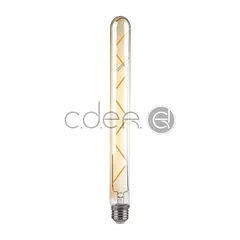 Bec LED - 7W T30 E27 Filament Amber Alb cald | V-TAC