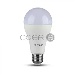 Bec LED - 9W E27 A60 Termoplastic Alb rece, Pachet - 3 bucăți | V-TAC