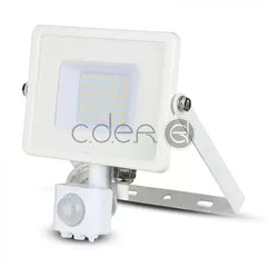 30W Proiector LED Senzor Cip SAMSUNG Funcție de Cut-OFF Corp Alb 6400K | V-TAC