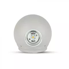 Lampă LED 6W Rotundă cu Corp Gri IP65 4000K | V-TAC