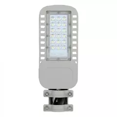 Lampă Stradală LED Cip SAMSUNG 5 Ani Garantie 30W Slim 6400K 120LM/W | V-TAC