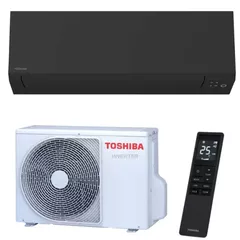Aer conditionat Toshiba Edge Black, 13000 BTU, Clasa A+++, control WiFi, inverter, design premium, confort maxim