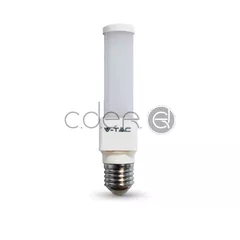 Bec LED - 6W E27 PL Alb cald | V-TAC